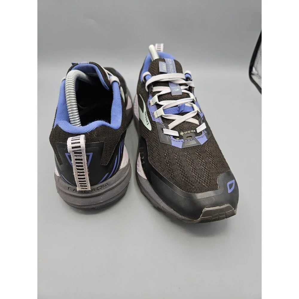 Brooks Cascadia 15 GTX Women's Size 9.5(B) Running Shoes Gray Blue Trail Running